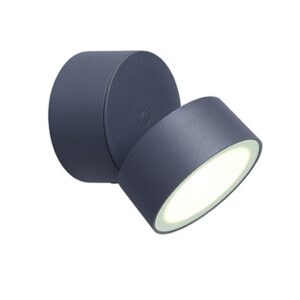 Lutec Trumpet Φωτιστικό Τοίχου Εξωτερικού Χώρου Σκούρο Γκρι LED 840lm 4000K IP54 – 5626001118