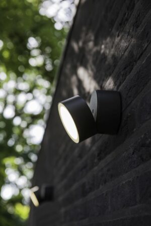 Lutec Trumpet Φωτιστικό Τοίχου Εξωτερικού Χώρου Σκούρο Γκρι LED 840lm 4000K IP54 – 5626001118