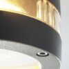 Lutec Focus Round Τοίχου Εξωτερικού Χώρου Gu10  Σκούρο Γκρι IP44 – 6304201118
