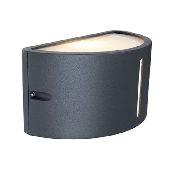 Lutec Bonn Φωτιστικό Τοίχου Εξωτερικού Χώρου Up&Down E27 Σκούρο Γκρι IP54 – 6330401118