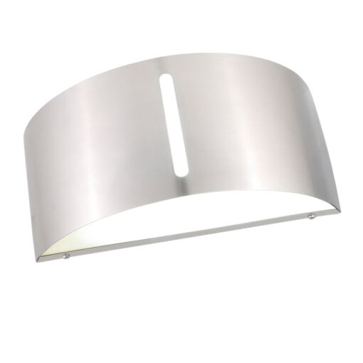 Lutec Bonn Φωτιστικό Τοίχου Εξωτερικού Χώρου Up&Down Inox E27 IP44 – 6330402001
