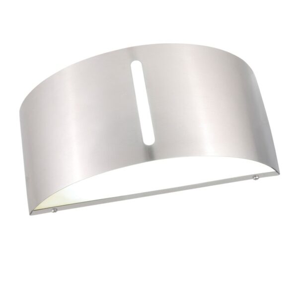 Lutec Bonn Φωτιστικό Τοίχου Εξωτερικού Χώρου Up&Down Inox E27 IP44 – 6330402001