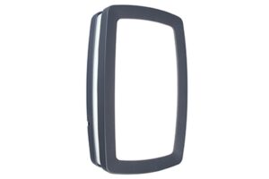 Lutec Seine Square Φωτιστικό Τοίχου Εξωτερικού Χώρου E27 Σκούρο Γκρι IP54 – 6338201118