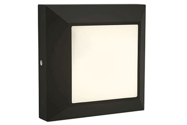 Lutec Helena Square Frame Εξωτερικού Χώρου Led Φωτιστικό Τοίχου/Recess   Μαύρο LED   200 lm IP54 3000K – 6402105012