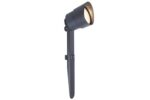 Lutec Explorer  Φωτιστικό Καρφί Κήπου Σκούρο Γκρι Χρώμα LED 380lm 3000K IP54 – 6609201118