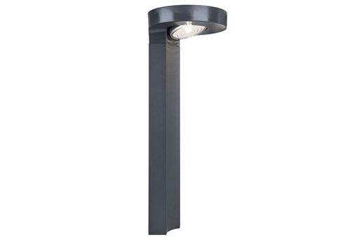 Lutec Diso Ηλιακή Κολώνα Κήπου Σκούρο Γκρι Χρώμα LED Dimmable 200lm 4000K IP44 – 6906703335
