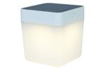 Lutec Table Cube Φορητό Επιτραπέζιο Ηλιακό Φωτιστικό Λευκού Χρώματος LED Dimmable 100lm 3000K IP44 – 6908001331
