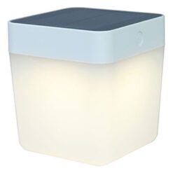 Lutec Table Cube Φορητό Επιτραπέζιο Ηλιακό Φωτιστικό Λευκού Χρώματος LED Dimmable 100lm 3000K IP44 – 6908001331