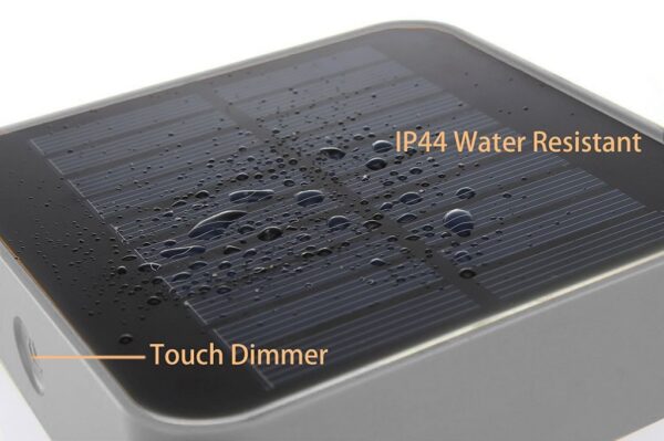 Lutec Table Φορητό Επιτραπέζιο Φωτιστικό Cube Ηλιακό Ασημί Χρώματος LED Dimmable 100lm 3000K Dimmable IP44 – 6908001337