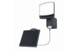 Lutec Sunshine Ηλιακό Led Small Version Τοίχου Με Ανιχνευτή Κίνησης Σκούρο Γκρι Plus Ηλιακό LED 500lm 5000K IP54 – 6925701345
