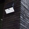 Lutec Tuda Ηλιακό Φωτιστικό Τοίχου Με Ανιχνευτή Κίνησης Μαύρου Χρώματος με απομακρυσμένη λειτουργία Connect LED Dimmable 1000lm 2700K-6500K IP44 – 6935501330