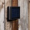Lutec Moze Smart Επιτοίχιο Φωτιστικό με Ηλιακό πανελ και Ανιχνευτή Κίνησης Μαύρο LED 8W 800lm 4000K IP44  – 6943101012