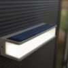 Lutec Doblo Ηλιακό Φωτιστικό LED Επιτοίχιο με Ανιχνευτή Κίνησης Σκούρο Γκρι LED 16.5W 4000K IP54 – 6943801125