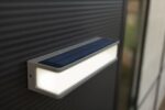 Lutec Doblo Ηλιακό Φωτιστικό LED Επιτοίχιο με Ανιχνευτή Κίνησης Σκούρο Γκρι LED 16.5W 4000K IP54 – 6943801125