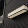 Lutec Doblo Επιτοίχιο Φωτιστικό Led  Με Ανιχνευτή Κίνησης και Ηλιακό Πάνελ Σκούρο Γκρι LED 16.5W 4000K IP54 – 6943801125