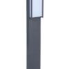Lutec Pano Κολωνάκι κήπου Bollard Σκούρο Γκρι Χρώμα LED 1200lm 3000Κ 17,3W IP54 – 7289001118