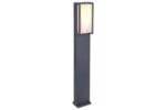 Lutec Qubo Κολωνάκι Κήπου Led Bollard Απομακρυσμένο έλεγχο Connect Σκούρο Γκρι LED 1200lm 2700-6500K&RGB IP54 – 7193003118