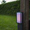 Lutec Qubo Κολωνάκι Κήπου Led Bollard Απομακρυσμένο έλεγχο Connect Σκούρο Γκρι LED 1200lm 2700-6500K&RGB IP54 – 7193003118