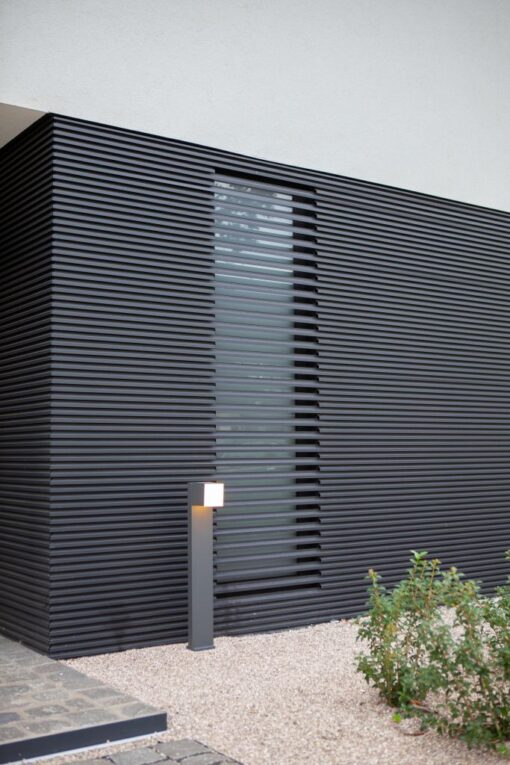 Lutec Cuba Κολωνάκι Κήπου Led Bollard Περιστρεφόμενο Σκούρο Γκρι LED 600lm 3000K IP54 – 7193802118