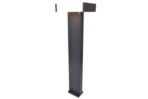 Lutec Conroy Κολωνάκι Κήπου  Bollard Σκούρο Γκρι Περιστρεφόμενο LED Dimmable 17,8W 1200lm 3000K IP54  – 7207001118