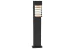 Lutec Fulton Κολωνάκι κήπου  Bollard E27 Μαύρου Χρώματος IP44 – 7207601012