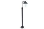Lutec Cate Φωτιστικό κολωνάκι Κήπου E27 Μαύρο Χρώμα IP44 – 7264210213