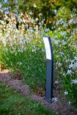 Lutec Kira Κολωνάκι Κήπου Bollard Σκούρο Γκρι Χρώμα 4000K LED 1200lm 4000K IP54 – 7288902118
