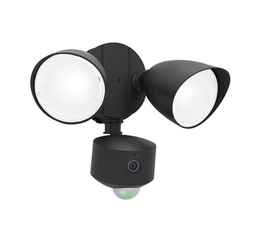 Lutec Draco Επιτοίχιο Φωτιστικό Εξωτερικού Χώρου Με Camera Με Ανιχνευτή Κίνησης με ενδοεπικοινωνία Μαύρο Χρώμα απομακρυσμένη ρύθμιση LED Dimmable 1200lm 5000K IP44 – 7622220012