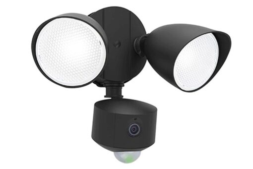 Lutec Draco Επιτοίχιο Φωτιστικό Εξωτερικού Χώρου Με Camera Με Ανιχνευτή Κίνησης με ενδοεπικοινωνία Μαύρο Χρώμα απομακρυσμένη ρύθμιση LED Dimmable 1200lm 5000K IP44 – 7622220012