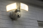 Lutec Libra Επιτοίχιο Φωτιστικό Εξωτερικού Χώρου Led Φωτιστικό Τοίχου Camera Με Ανιχνευτή Κίνησης Λευκό Connect LED Dimmable 3000lm 5000K IP44 – 7632406053