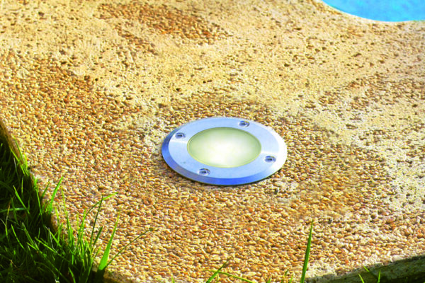 Lutec Berlin Χωνευτό Φωτιστικό Κήπου 1xGu10 Inox IP67 – 7700511012