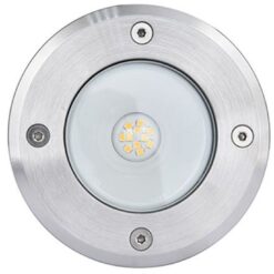 Lutec Cydops Χωνευτό Σποτ Κήπου Led Recessed Inox LED 6,8W 580lm 4000K IP67  – 7704223012