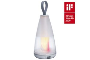 Lutec Pepper Επιτραπέζιο Φορητό Φωτιστικό Led με Αποκρυσμένη Λειτουργία Connect Λευκού Χρώματος LED 200lm 2700-6500K&RGB IP54 – 8500102331