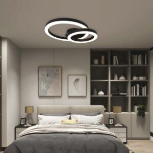 LED φωτιστικό οροφής Designer 20W 3000Κ θερμό λευκό με μαύρο σώμα V-TAC – 7000