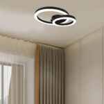 LED φωτιστικό οροφής Designer 20W 3000Κ θερμό λευκό με μαύρο σώμα V-TAC – 7000