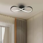 LED φωτιστικό οροφής Designer 24W 3000Κ θερμό λευκό με μαύρο σώμα V-TAC – 7002