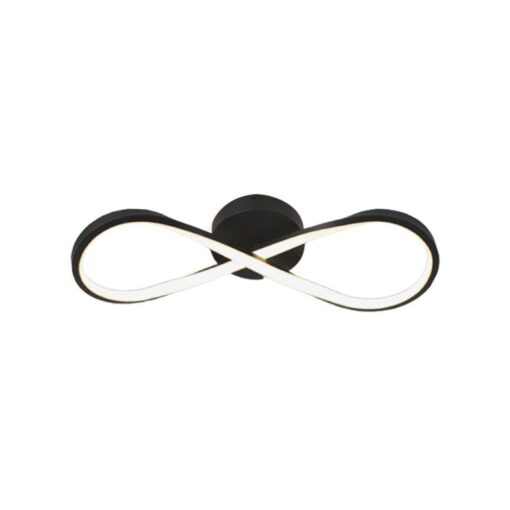 LED φωτιστικό οροφής Designer 24W 3000Κ θερμό λευκό με μαύρο σώμα V-TAC – 7002