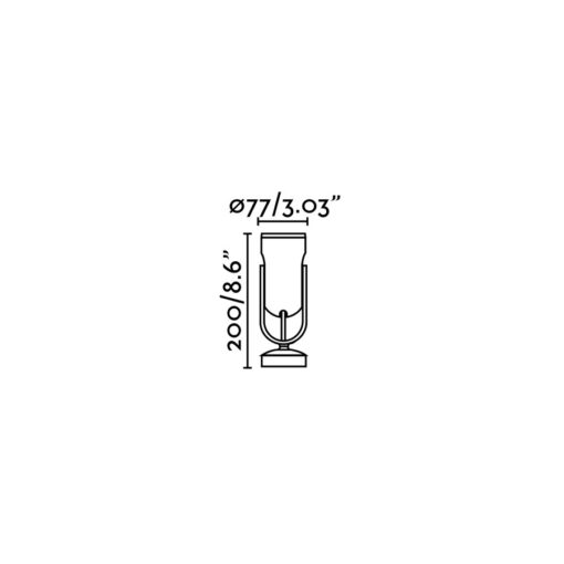 Faro Barcelona SLOT 200 Προβολέας, Αδιάβροχος IP65, Μαύρου Χρώματος, COB LED 13W 3000K- 70035