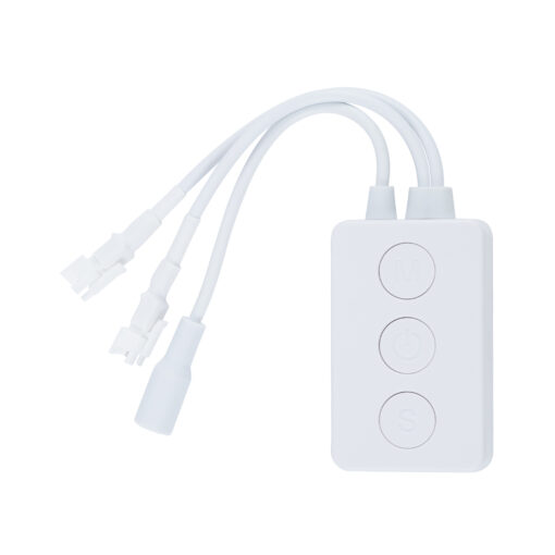 GloboStar® 70038 Ασύρματος LED Dream-Color Magic Digital RGBW Dual Controller Bluetooth με Χειριστήριο RF 16 Keys για LED Digital RGBW Προϊόντα 5v – 12v – 24v 2048 IC