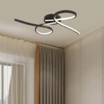 LED φωτιστικό οροφής Designer 24W 3000Κ θερμό λευκό με μαύρο σώμα V-TAC – 7004