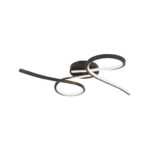 LED φωτιστικό οροφής Designer 24W 3000Κ θερμό λευκό με μαύρο σώμα V-TAC – 7004