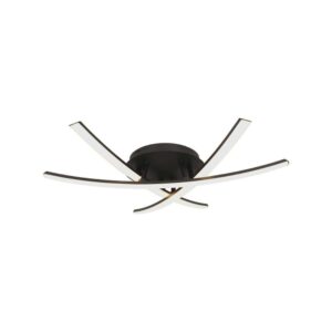 LED Φωτιστικό Οροφής 20W Μαύρο V-TAC 2130lm Θερμό Λευκό 3000K – 7005