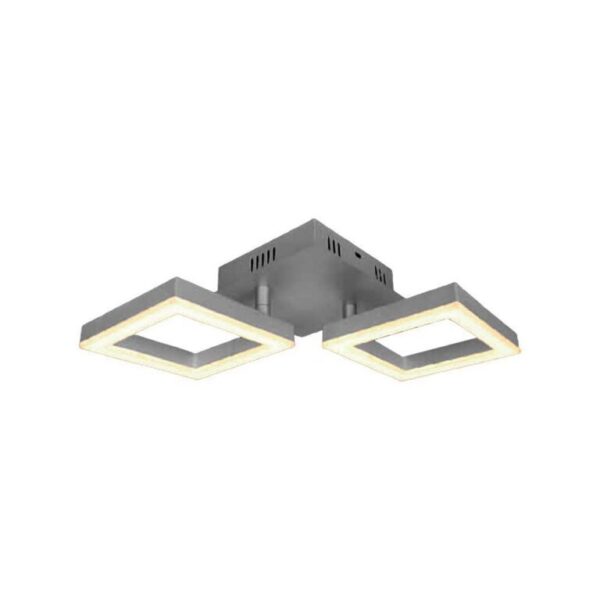 LED φωτιστικό οροφής Designer 16W 3000Κ θερμό λευκό με γκρι σώμα V-TAC – 7006