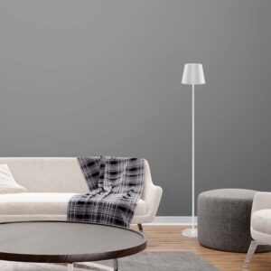 LED Επαναφορτιζόμενο Φωτιστικό Δαπέδου/Τραπεζιού Λευκό με Ρύθμιση Ύψους  4W V-TAC IP54 Θερμό Λευκό 3000K – 7007