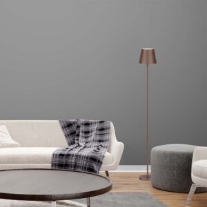 LED Επαναφορτιζόμενο Φωτιστικό Δαπέδου/Τραπεζιού Corten με Ρύθμιση Ύψους  4W V-TAC IP54 Θερμό Λευκό 3000K – 7008