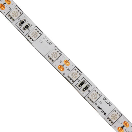 GloboStar® 70125 Ταινία LED SMD 5050 5m 14.4W/m 60LED/m 1454lm/m 120° DC 12V Αδιάβροχη IP65 Πράσινο – 5 Χρόνια Εγγύηση