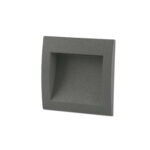 Faro Barcelona Χωνευτό Επιτοίχιο Φωτιστικό SEDNA-1 LED 1W 3000K IP65 Σκούρο Γκρι Χρώματος – 70146
