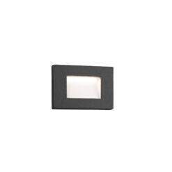 Faro Barcelona SPARK-1 Χωνευτό Φωτιστικό Τοίχου LED 5W 3000K Γκρι Χρώματος IP65 – 70162