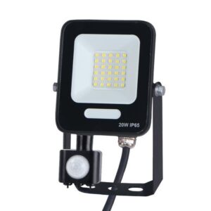 ΠΡΟΒΟΛΕΑΣ LED 20W SMD ΜΕ ΠΕΡΙΣΤΡΕΦΟΜΕΝΟ ΑΝΙΧΝΕΥΤΗ ΚΙΝΗΣΗΣ ΜΑΥΡΟΣ IP54 6500K PLUS EUROLAMP – 147-69063