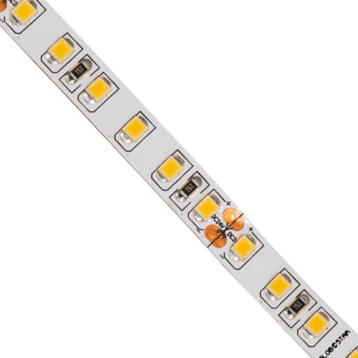 GloboStar® 70232 Ταινία LED SMD 2835 5m 8W/m 120LED/m 1232 lm/m 120° DC 24V IP20 Θερμό Λευκό 3000K – 5 Χρόνια Εγγύηση